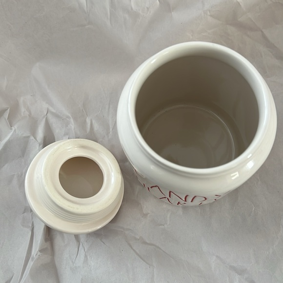 Rae Dunn Candy Hearts Small Canister - White - Picture 4 of 7